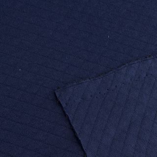 Stepped sweat fabric navy