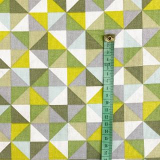 Decoration fabric premium Diamond triangle green