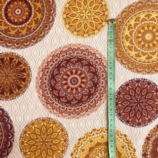 Decoration fabric premium Mandala circle