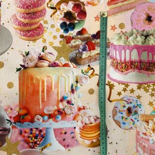 Decoration fabric Cake sprinkle party digital print
