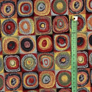 Decoration fabric GOBELIN PREMIUM Colourful boxes