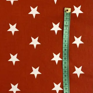 Cotton fabric Stars terra