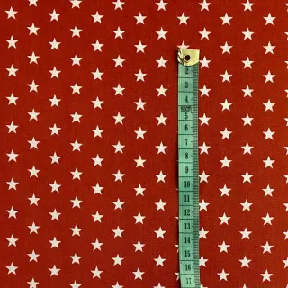 Cotton fabric Petit stars terra