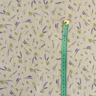 Decoration fabric Linenlook premium Lavender Flavour