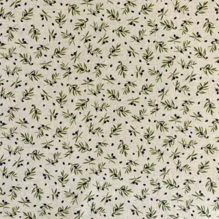 Decoration fabric Linenlook premium Black Olive