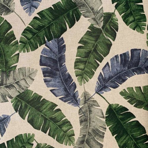 Decoration fabric Linenlook Banana leaf
