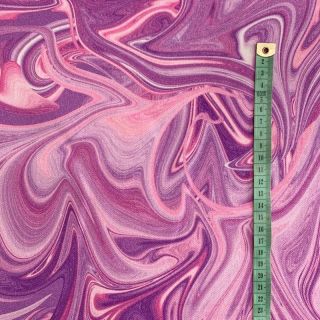 Decoration fabric Liquid Paint purple digital print