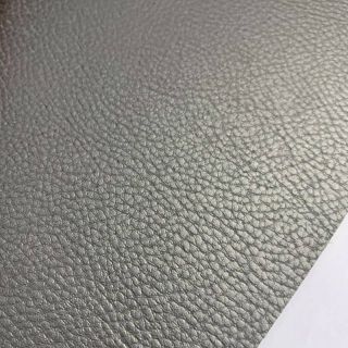 Faux leather Tanneur double face gris daim