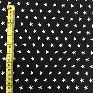 Cotton fabric Petit stars cerise