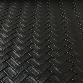 Faux leather PANIER noir