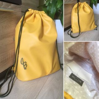 Faux leather KARIA curcuma