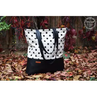 Faux leather KARIA noir