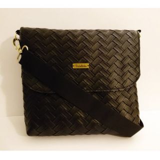 Faux leather PANIER noir