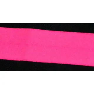 Bias binding elastic matt 20 mm neon pink
