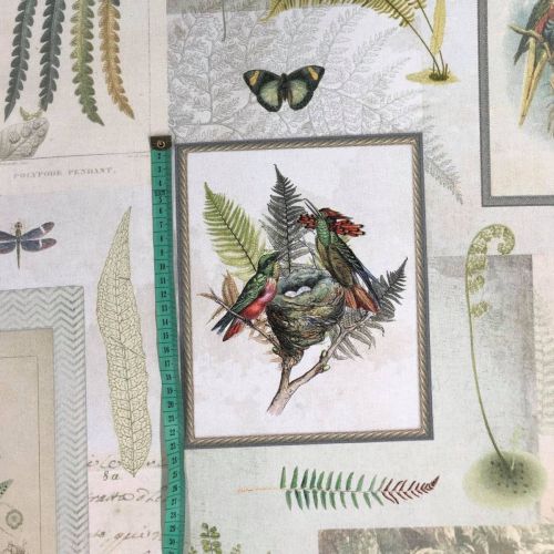 Decoration fabric Herbarium digital print