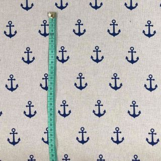 Decoration fabric Linenlook Anchor
