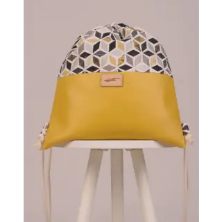 Faux leather KARIA curcuma