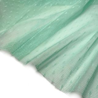 Tulle netting DOT light mint