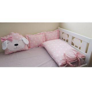 Cotton fabric Stars light rose