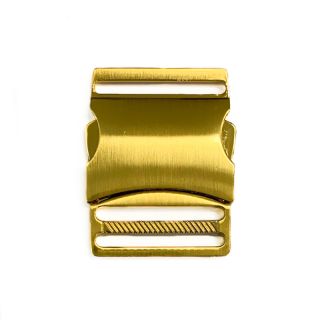 Metal Side Release Buckle 40 mm gold
