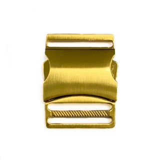 Metal Side Release Buckle 40 mm gold