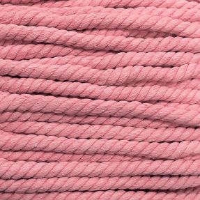 Cotton cord 12 mm pink