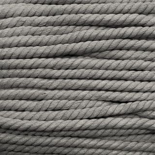 Cotton cord 12 mm grey