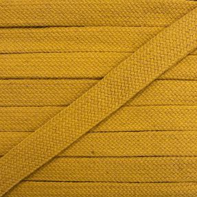 Cotton cord flat 13 mm ochre