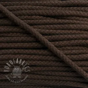 Cotton cord 8 mm dark mocha