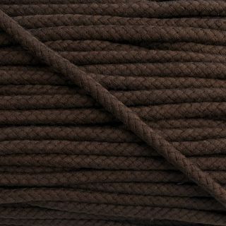 Cotton cord 8 mm dark mocha