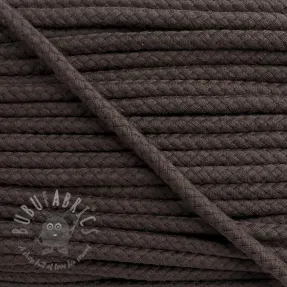Cotton cord 8 mm mocha