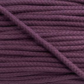 Cotton cord 8 mm violet