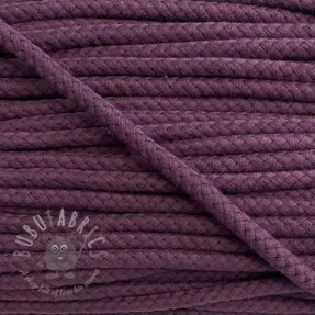Cotton cord 8 mm violet