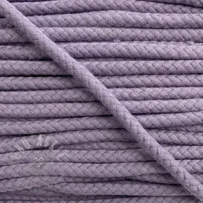 Cotton cord 8 mm lavender