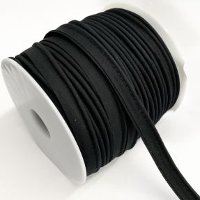 Piping tape 100% cotton black