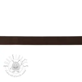 Bias binding jersey dark mocha