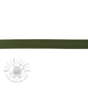 Bias binding jersey camo green