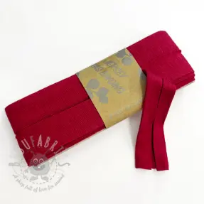 Bias binding elastic viscose - 3 m ruby