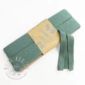 Bias binding elastic viscose - 3 m pine green