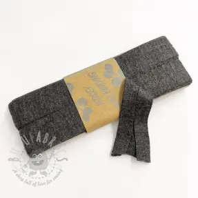 Bias binding elastic viscose - 3 m anthracite melange
