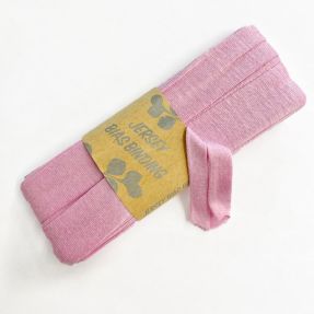 Bias binding elastic viscose - 3 m pink