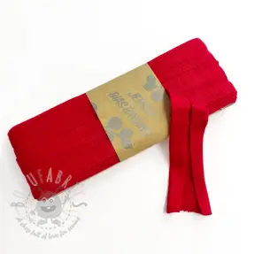 Bias binding elastic viscose - 3 m red