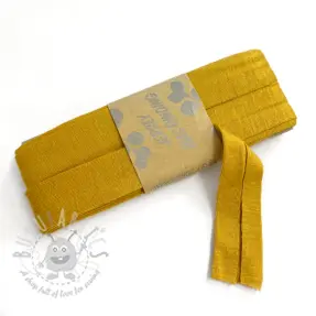 Bias binding elastic viscose - 3 m gold