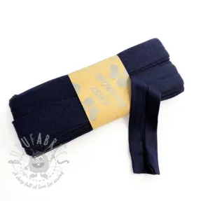 Bias binding elastic viscose - 3 m dark blue
