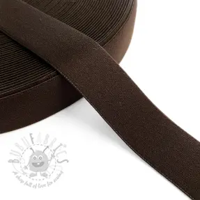 Elastic 3 cm dark mocha