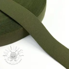 Elastic 3 cm camo green