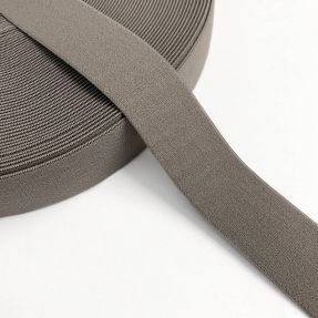 Elastic 3 cm dark taupe