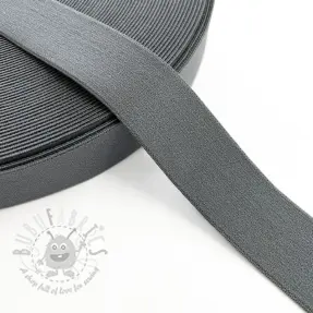 Elastic 3 cm dark grey