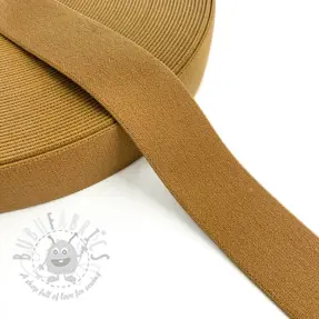 Elastic 3 cm dark camel