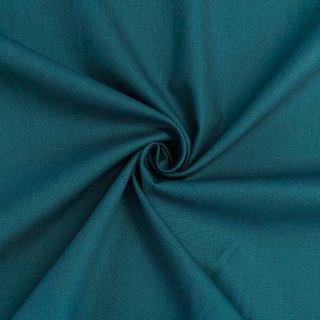 Cotton poplin dark cyan